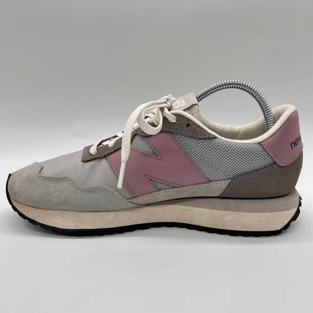 New Balance 237 Suede Low Top Sneakers‎ Shoes Gray Purple Women's Size US 10 B
